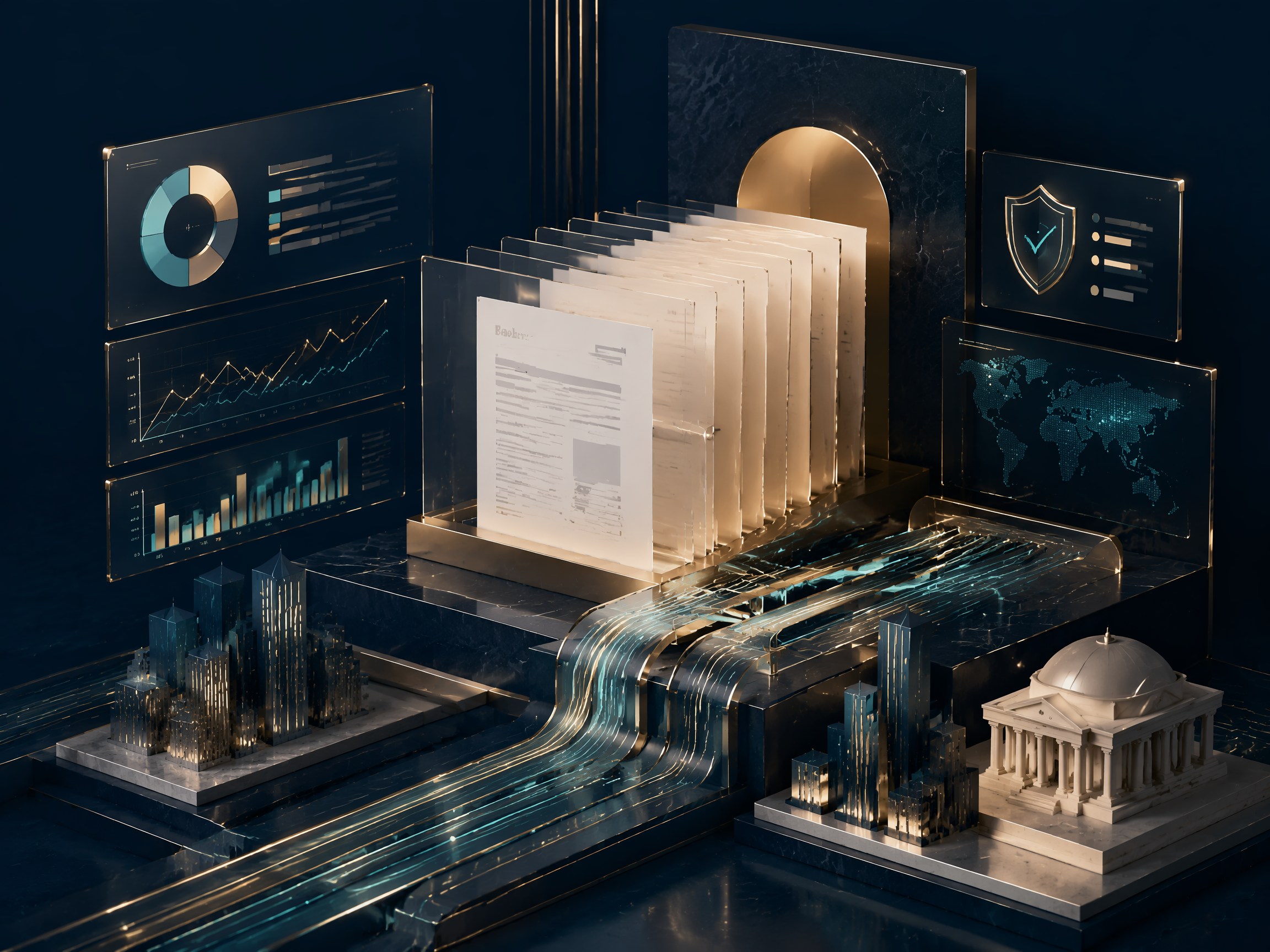 Abstract receivables and trade-credit control system