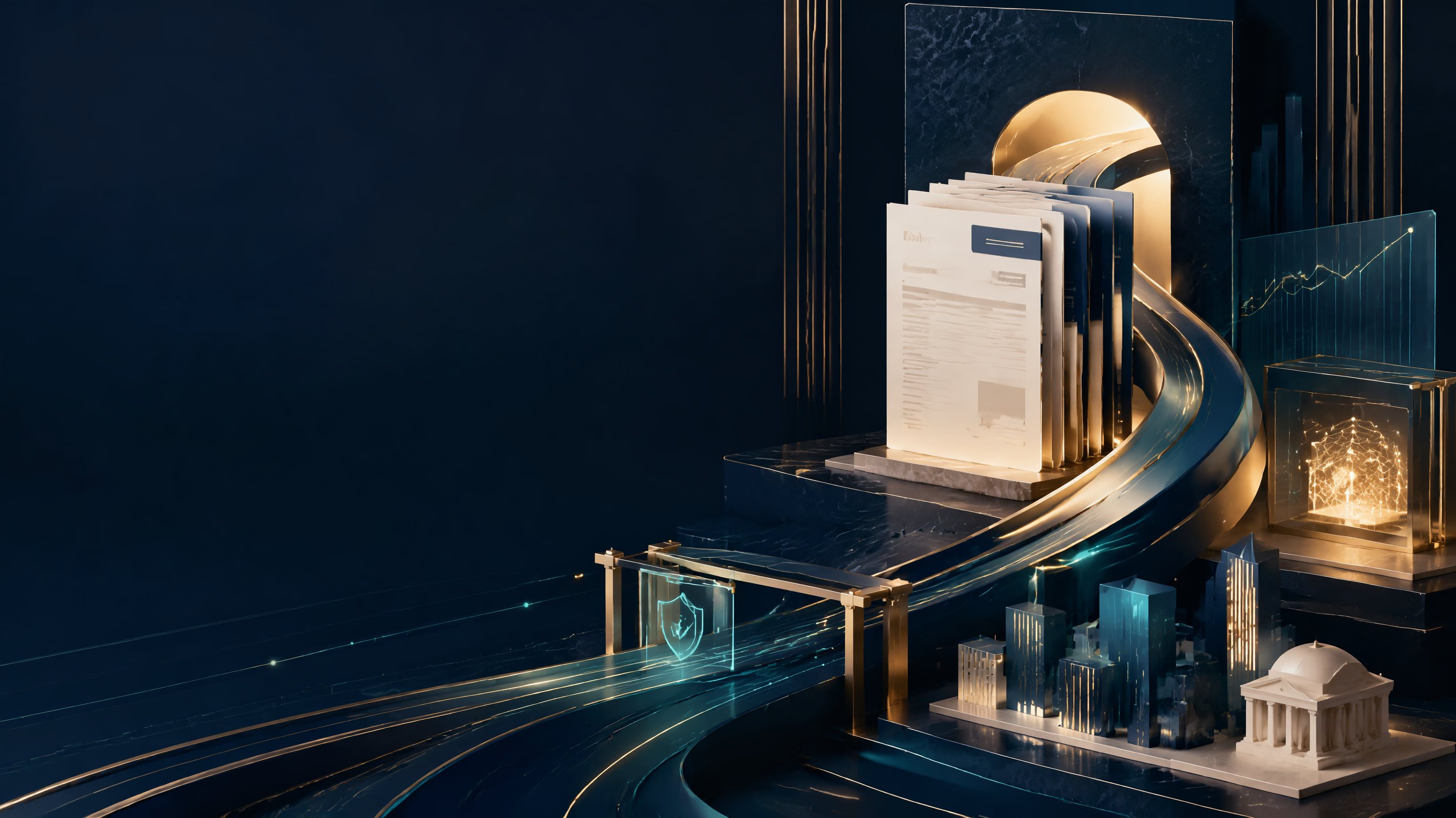Abstract financial pathways and invoice rails